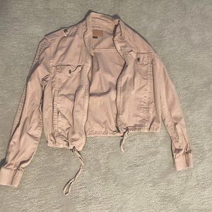 Light pink zip jacket